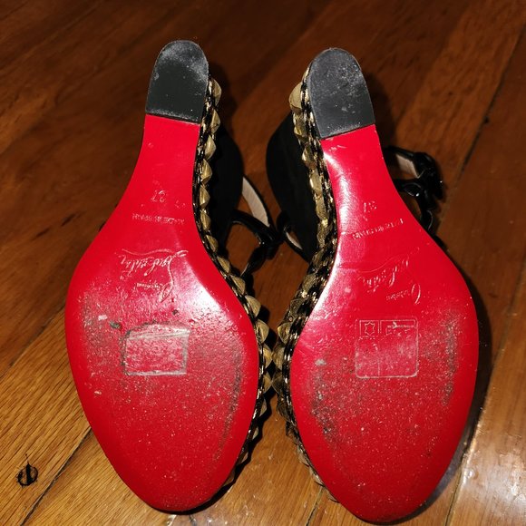 Christian Louboutin Cataclou wedge sandal - Picture 5 of 10